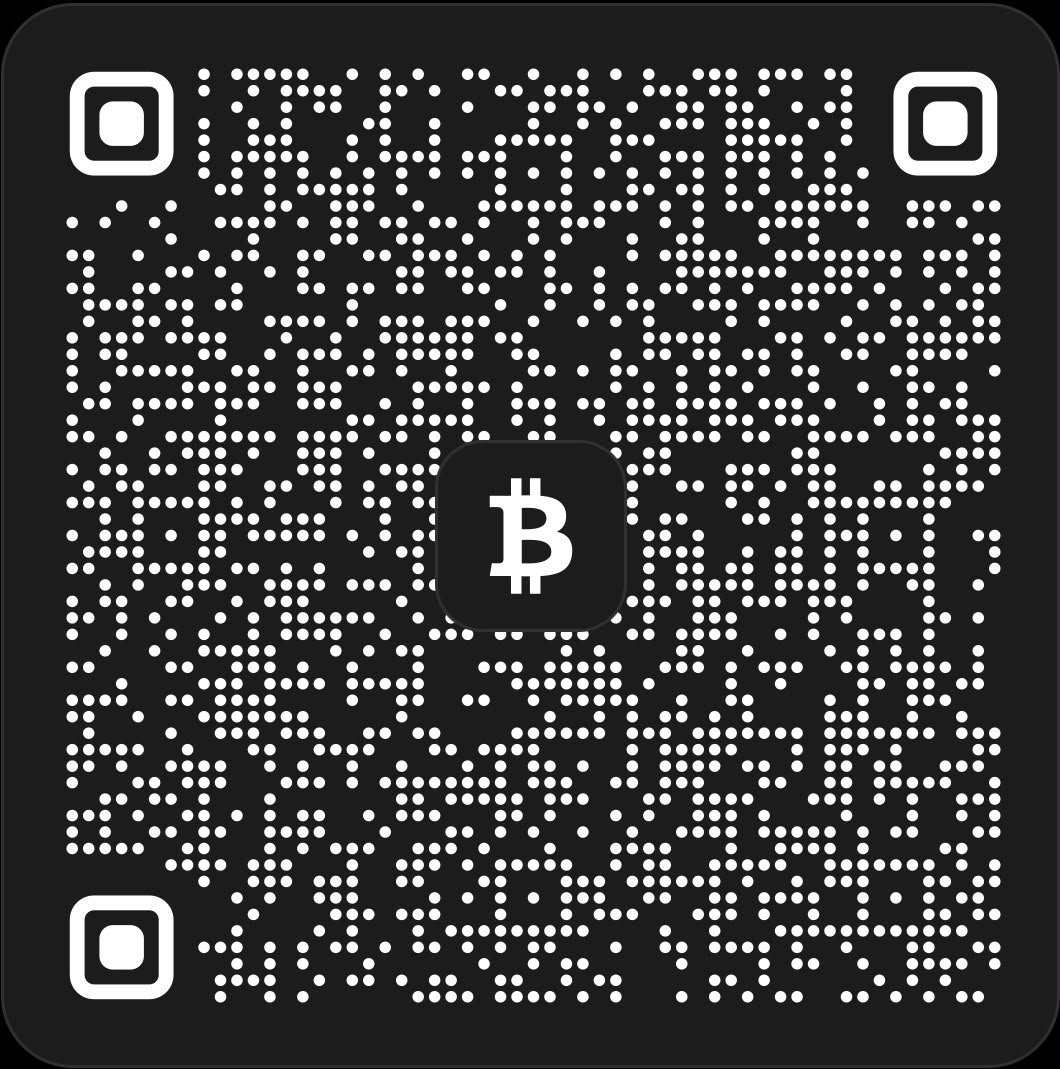 4K LIVE IPTV BTC Wallet Address QR Code